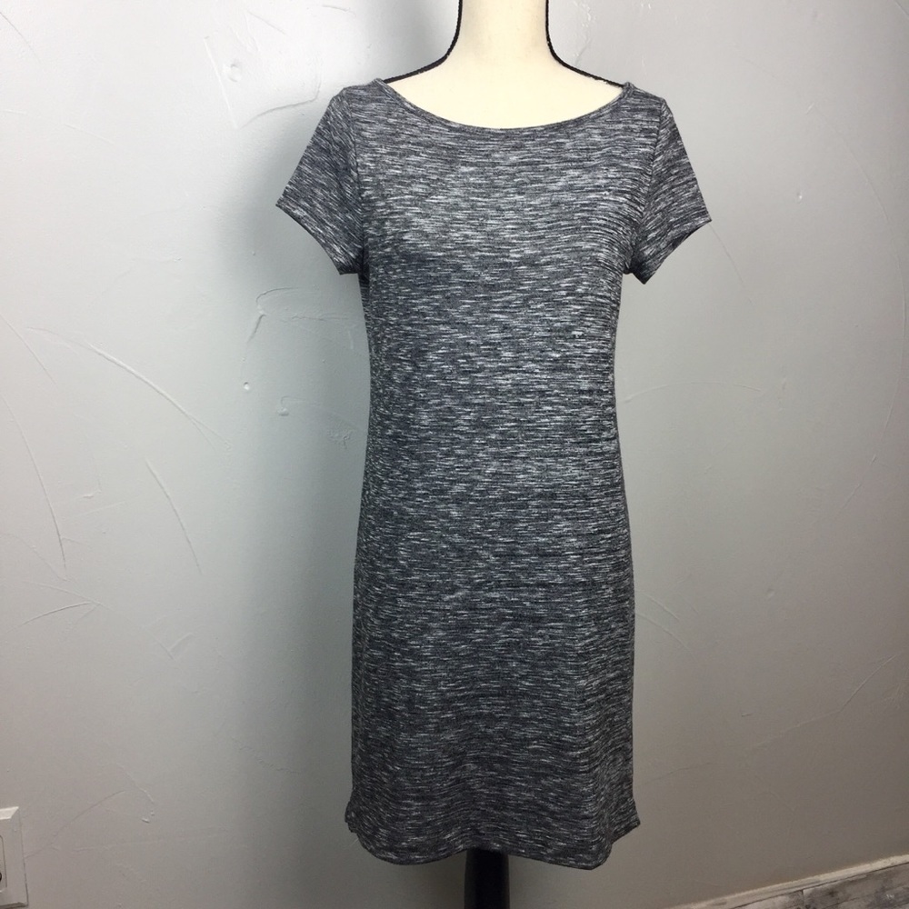 Loft Short sleeve gray Tunic Dress size S
